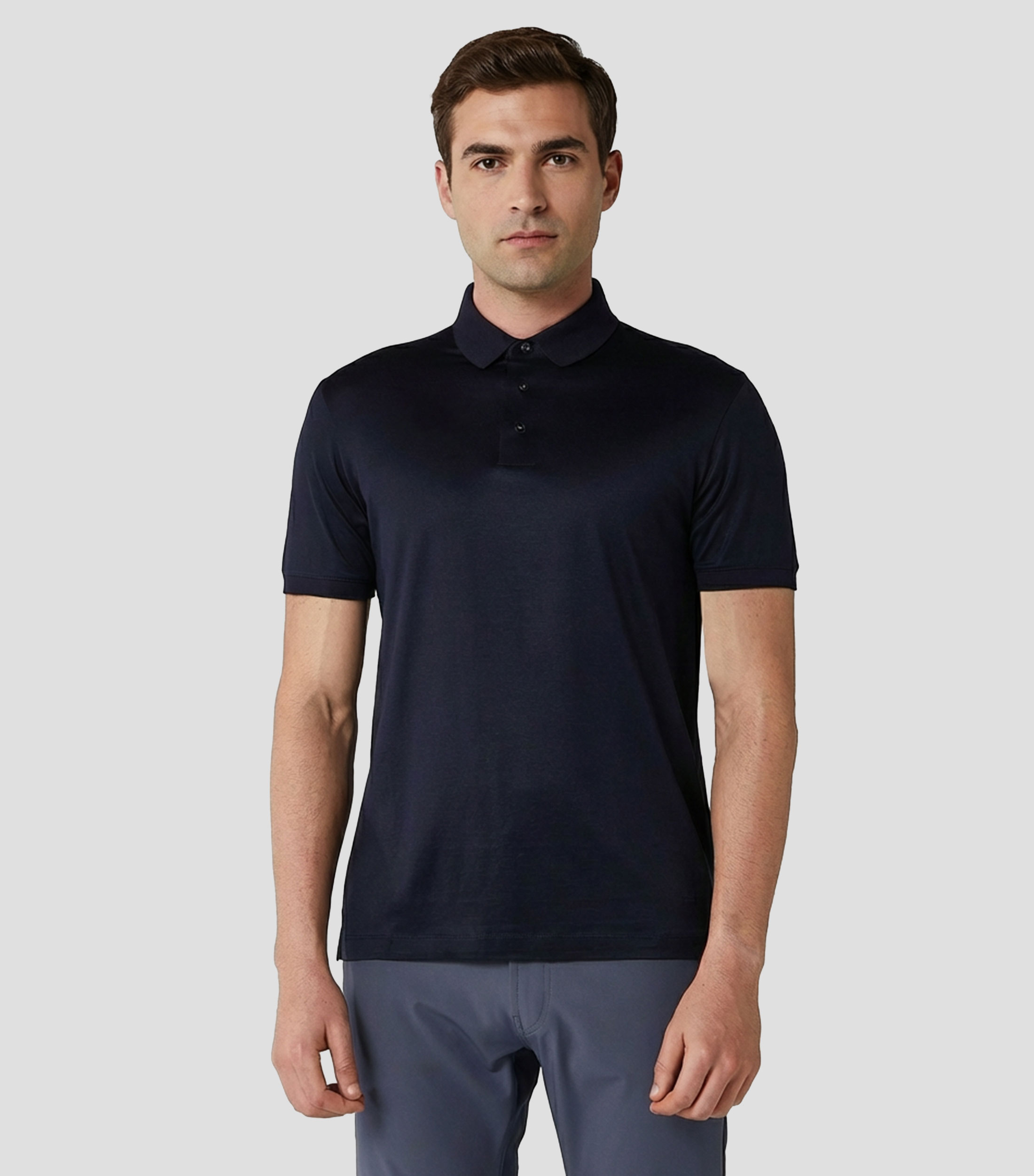 Playera tipo polo con manga corta Hombre